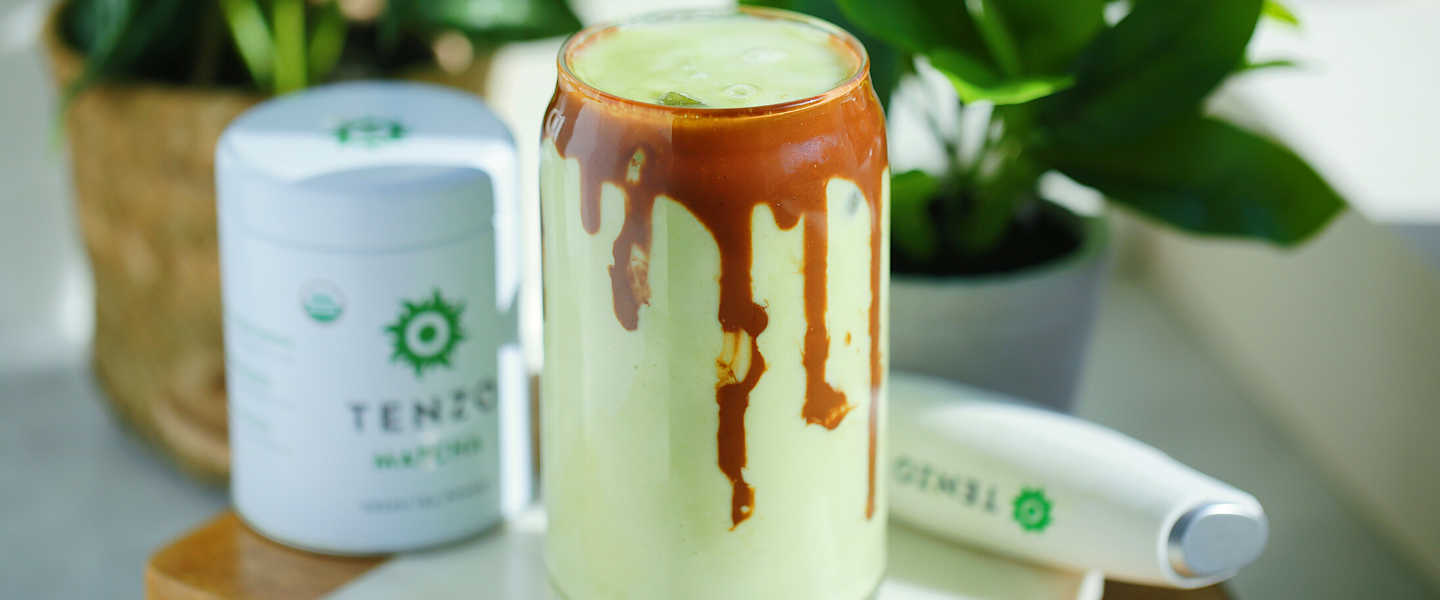 Iced Matcha Chocolate Latte