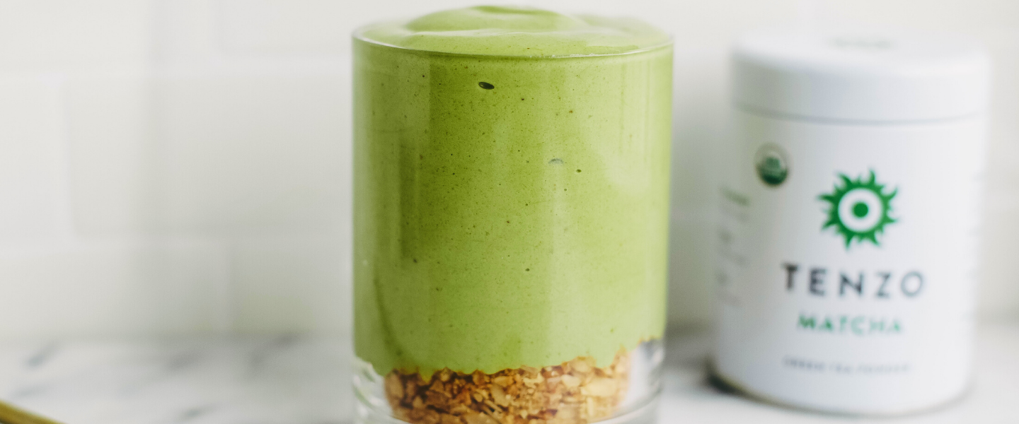 Caramel Protein Matcha Smoothie