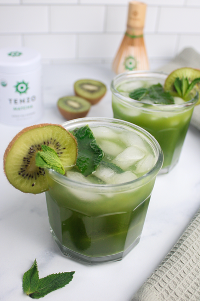 Matcha Kiwi Mint Iced Tea