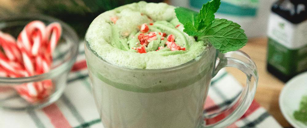 Peppermint Mocha Matcha Latte