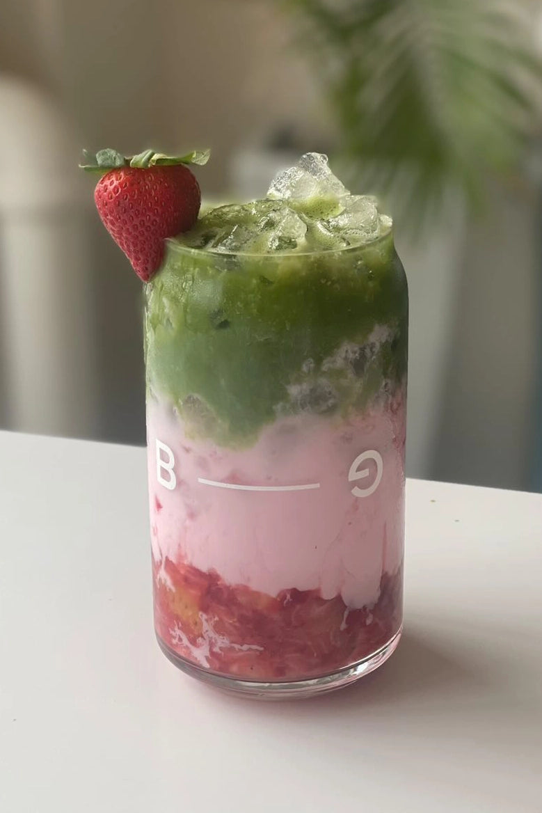 Strawberry Matcha Latte - Barista Recipe
