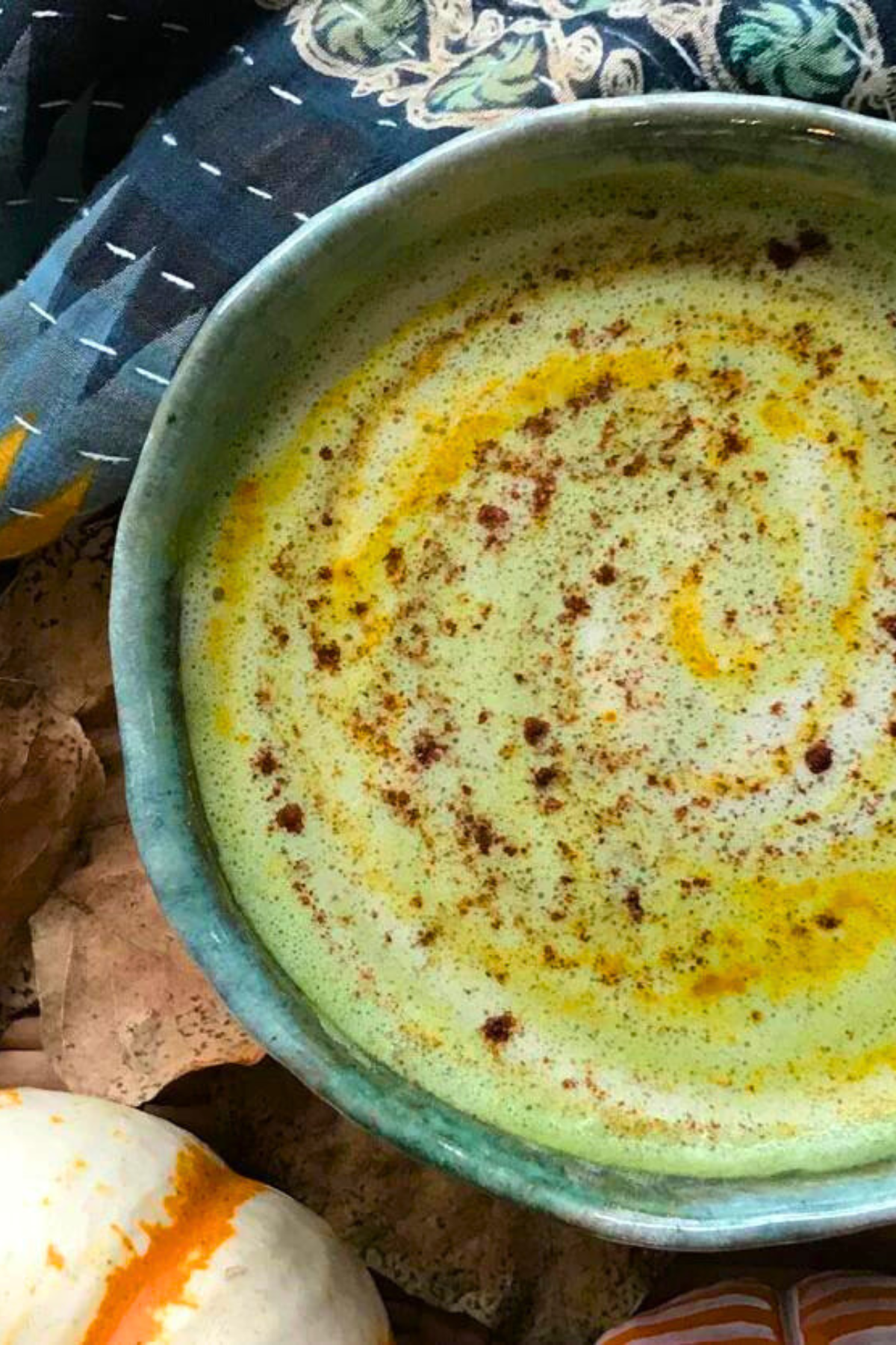 Matcha Turmeric Latte with Cinnamon