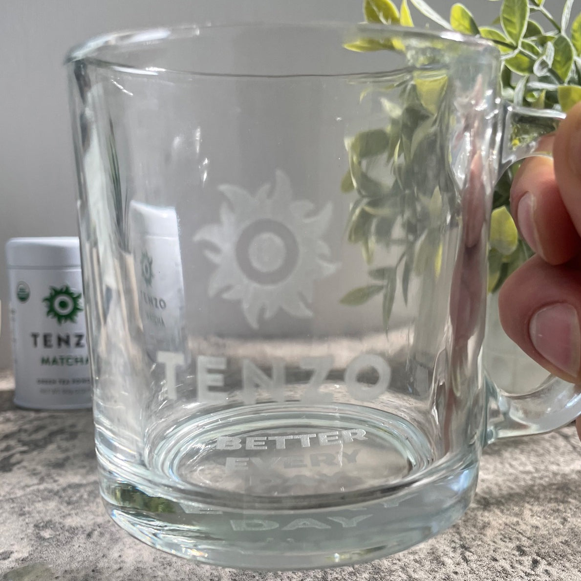 "Better Every Day" Glass Mug