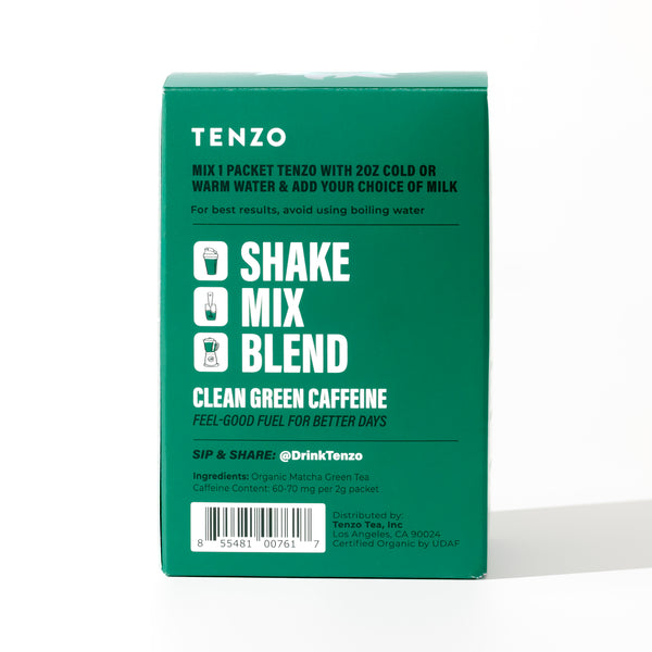 Original Single Serve Matcha Packets | Clean, Focused Energy by Tenzo