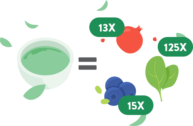 matcha has antioxidants