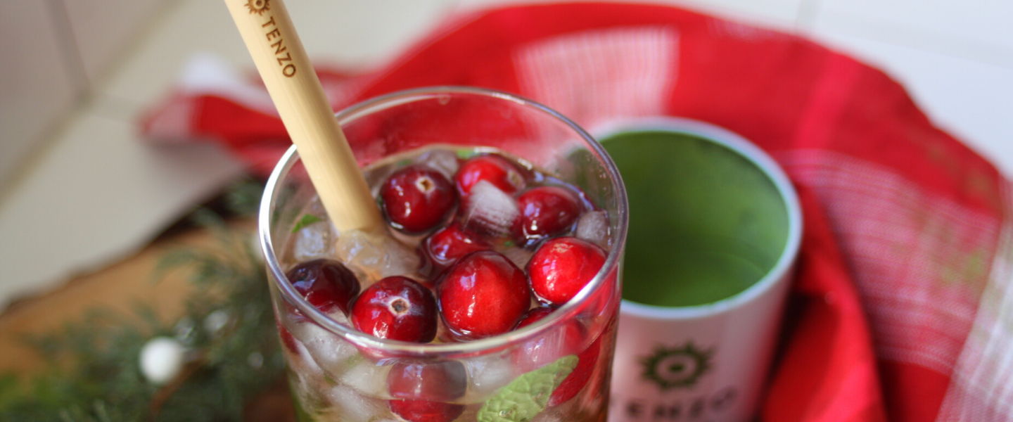 Cranberry Matcha Mojito