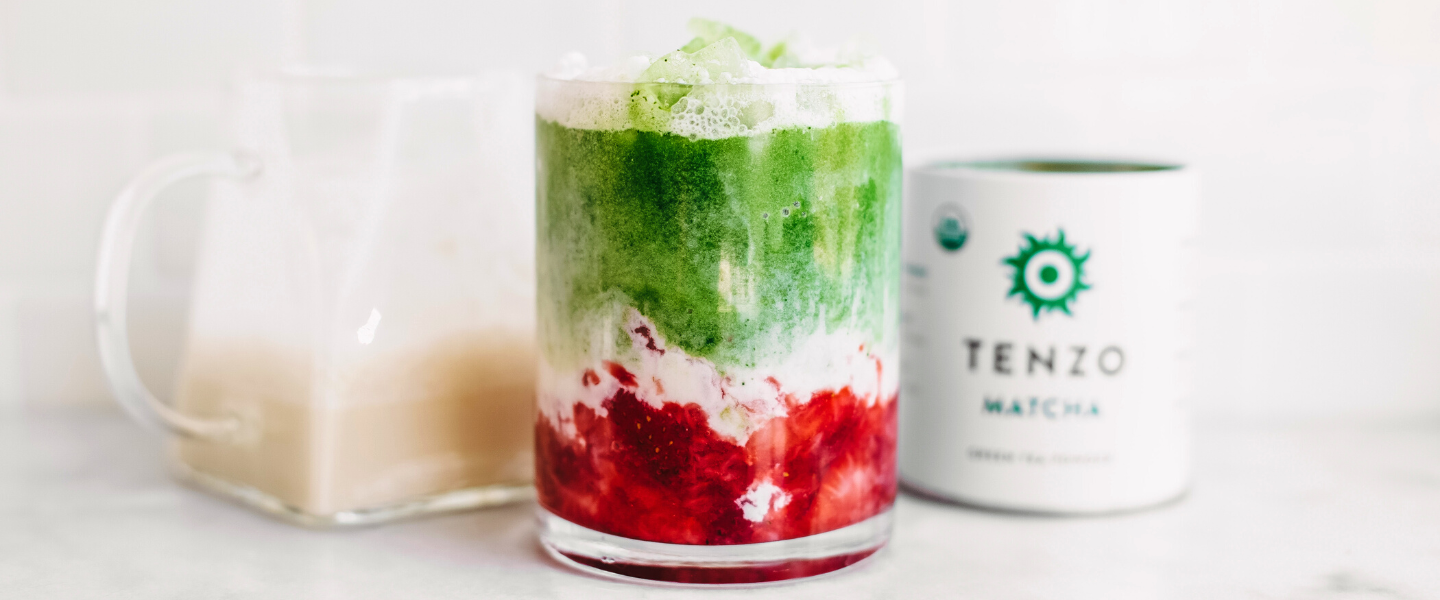 Strawberry Coconut Cream Matcha