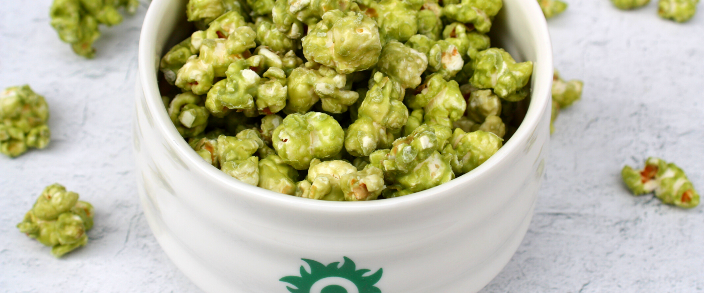 Matcha White Chocolate Popcorn