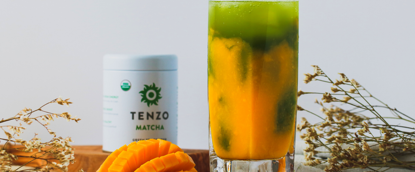 Matcha Mango Soda