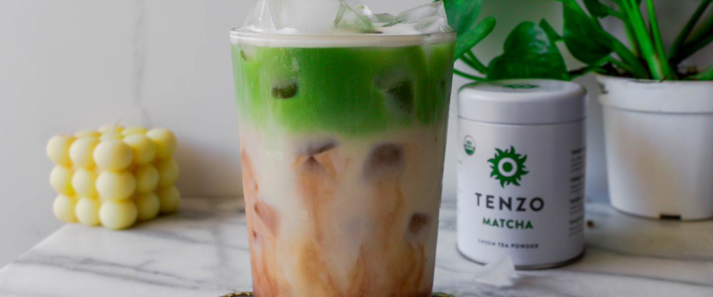 Matcha Cacao Iced Latte