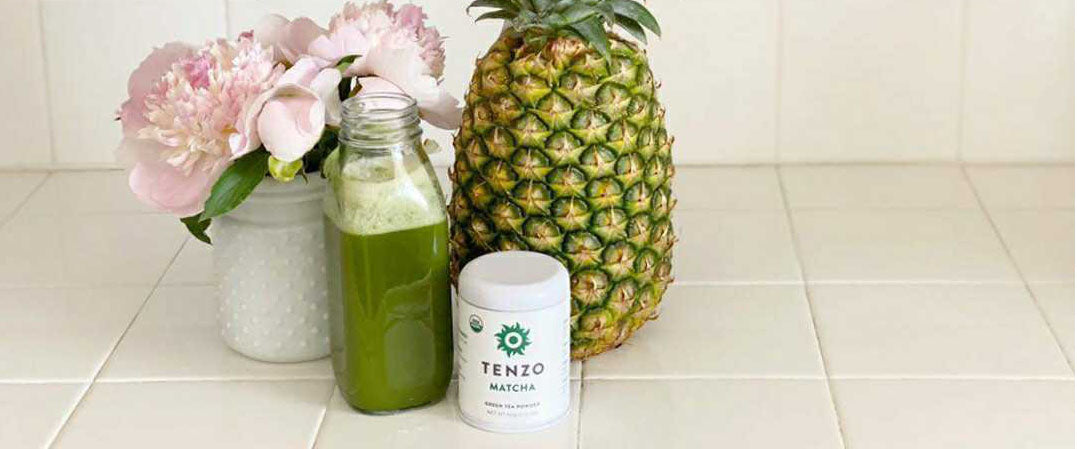 Matcha Green Tea Pineapple matcha spritzer recipe