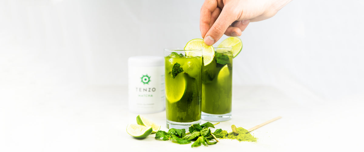 matcha and mint