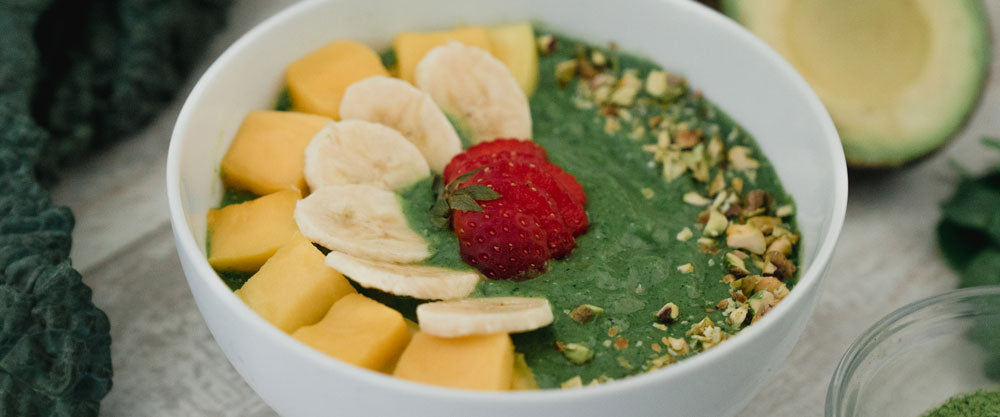 Extra Green Matcha Tropical Smoothie Bowl