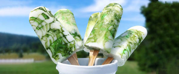 Lemonade Matcha Popcicles