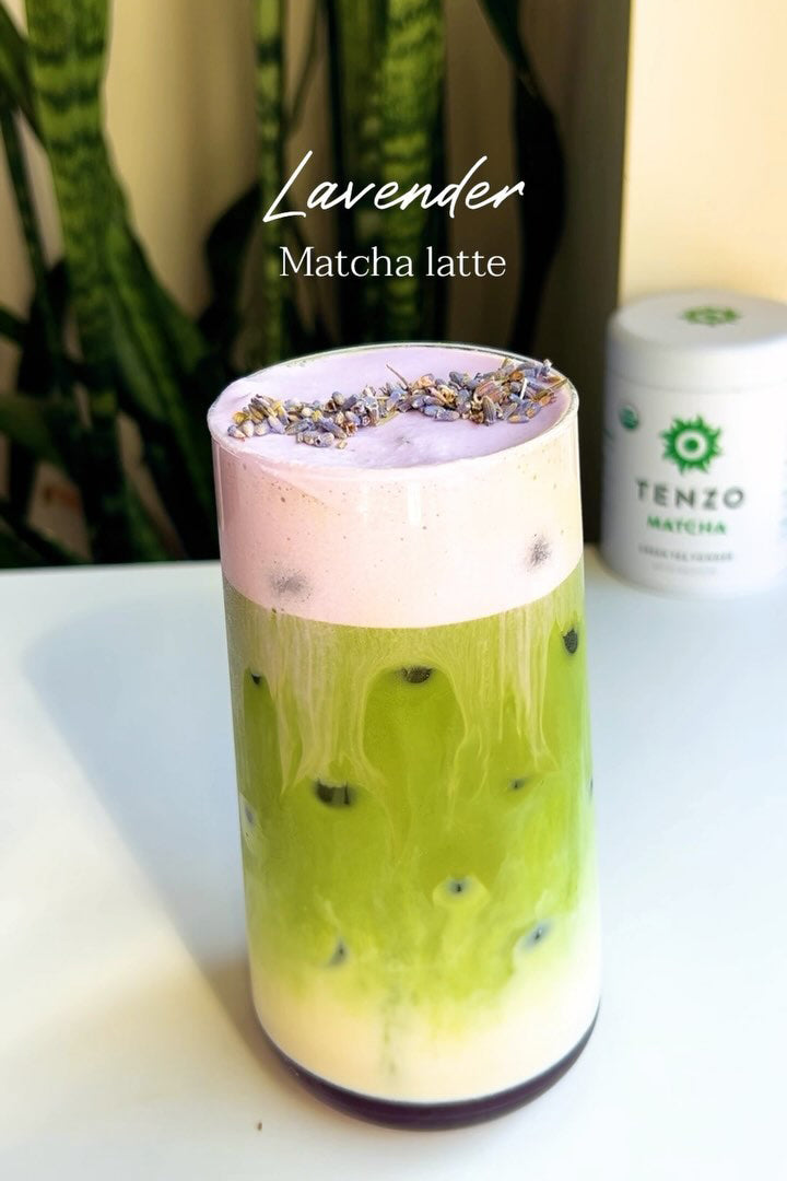 Lavender Matcha Latte