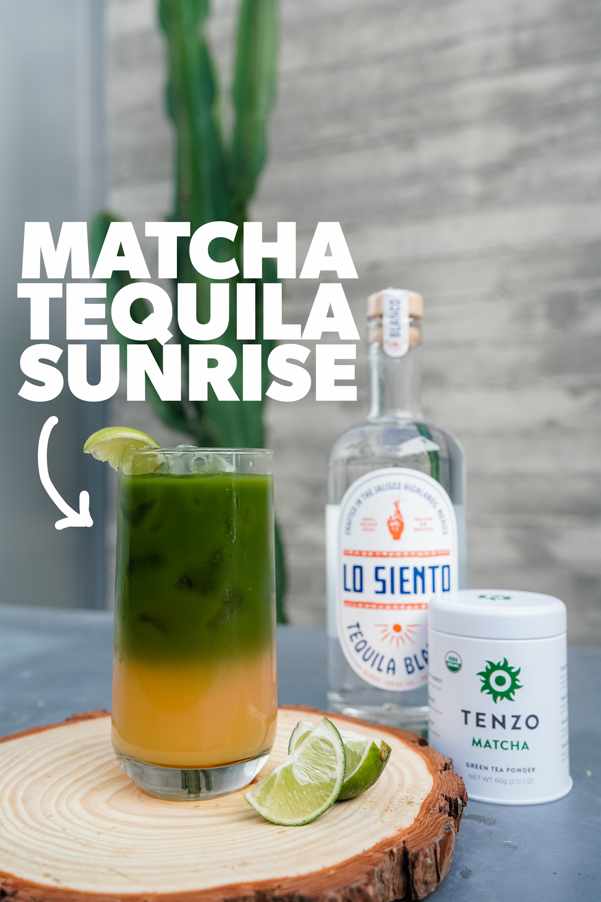 Matcha Tequila Sunrise