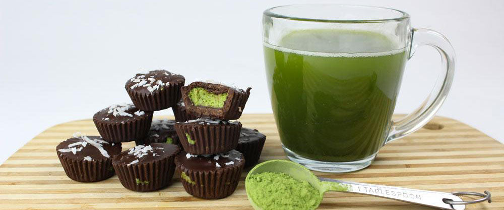 Matcha Chocolate Coconut Cups