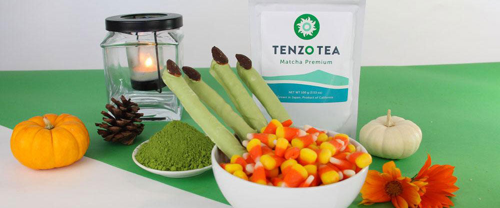 Magical Matcha Dipped Pretzel Witch Fingers