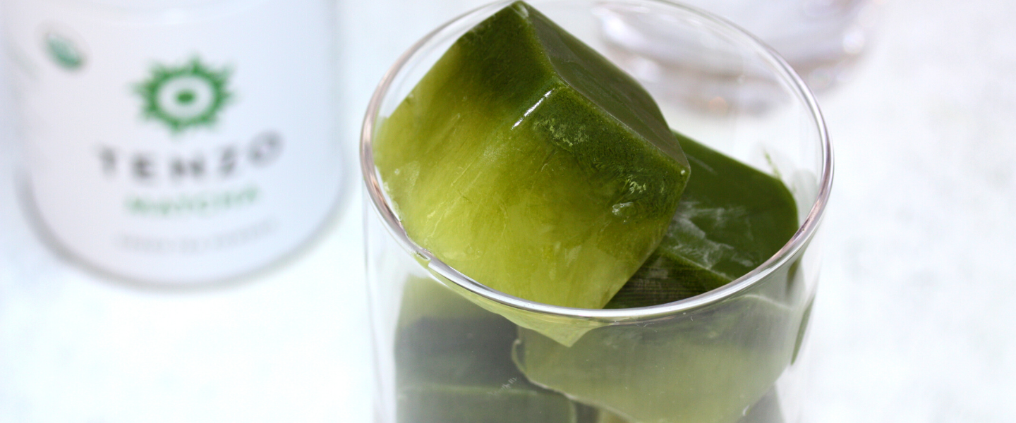 Matcha Ice Cubes