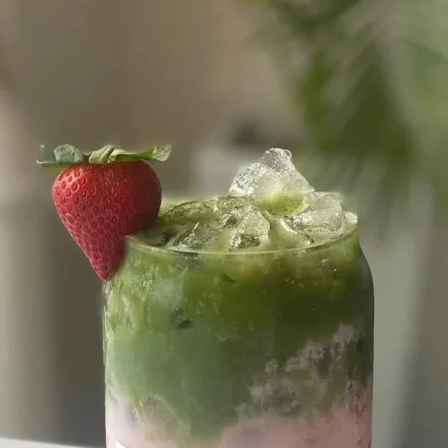 Strawberry Matcha Latte