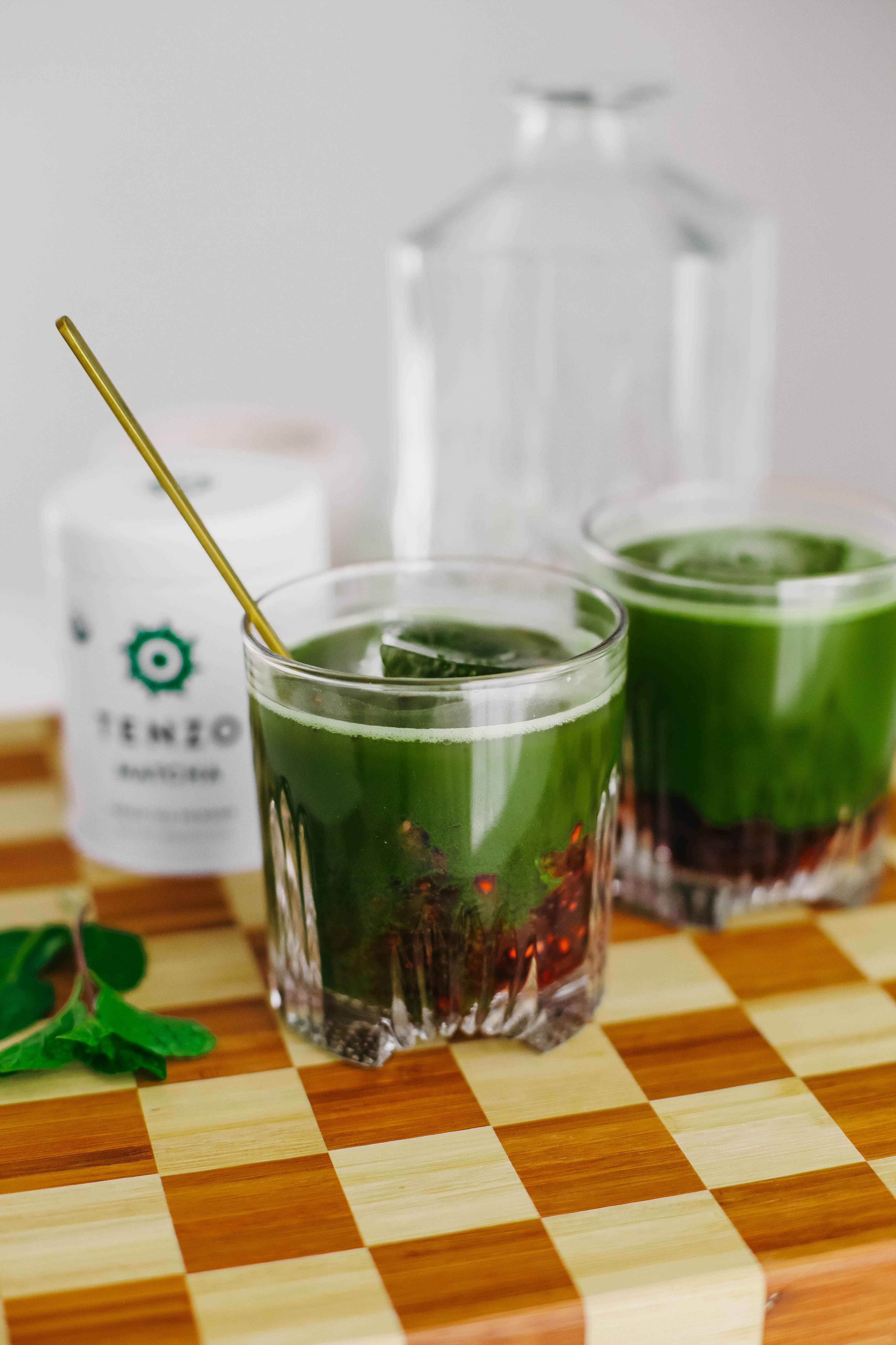 Blackberry Mint Matcha Refresher