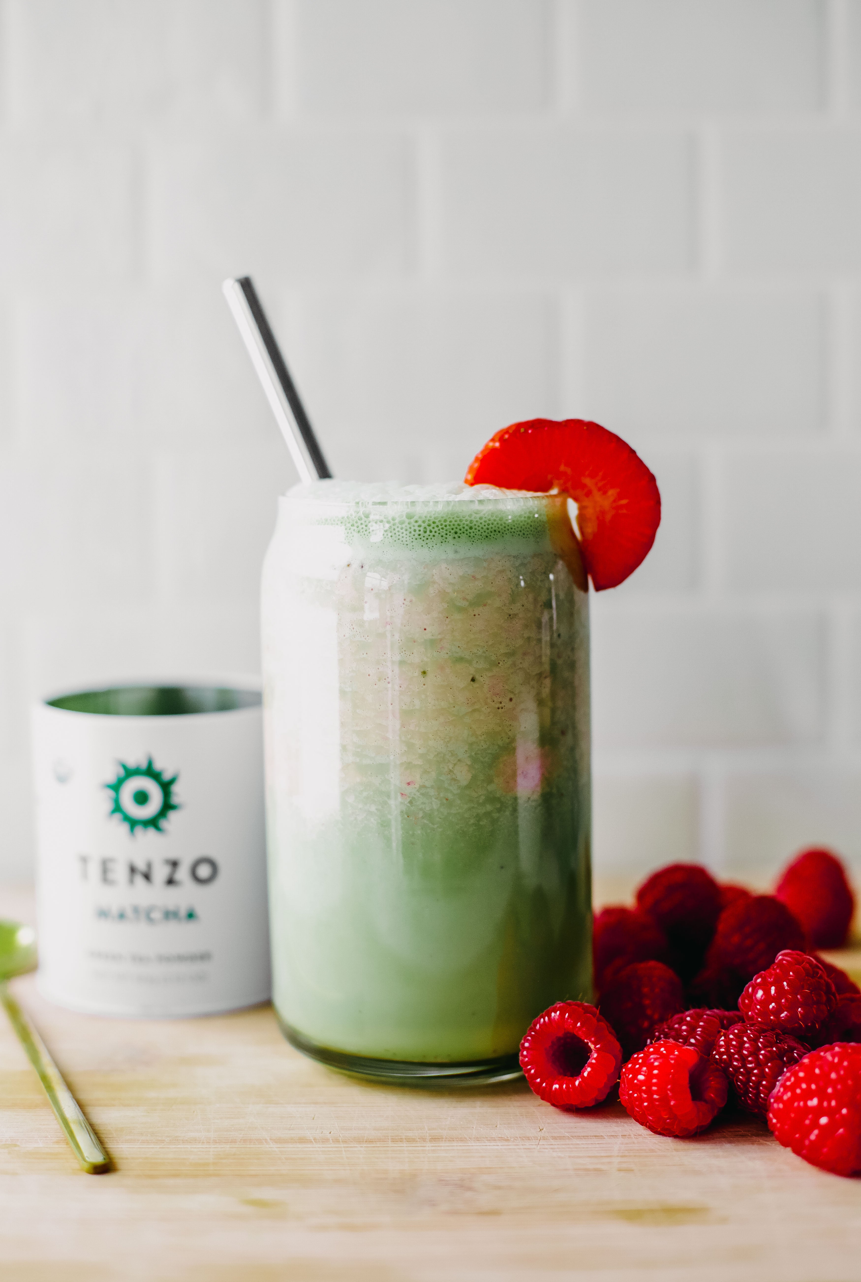 Blended Red Berry Matcha