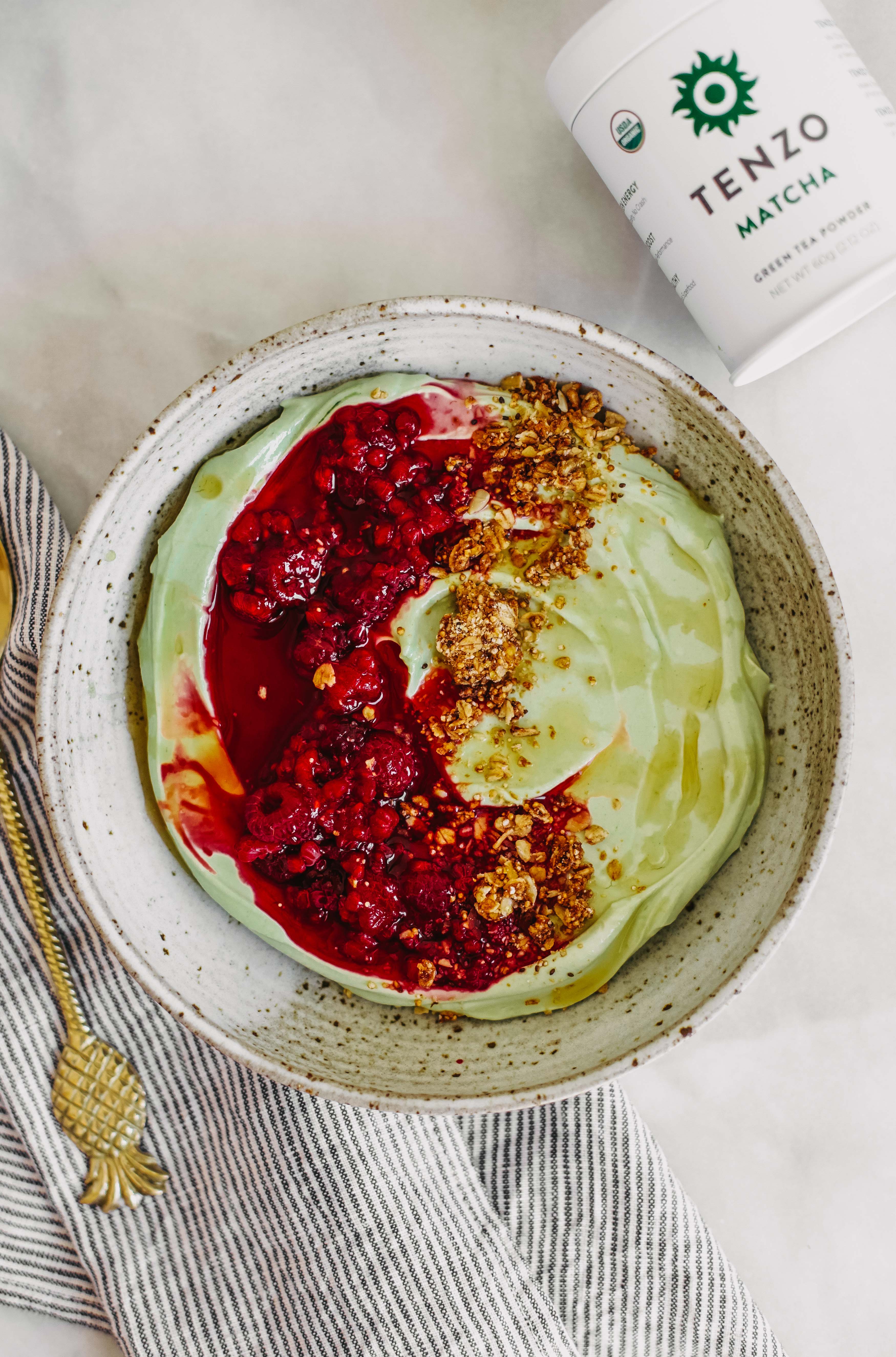 Matcha Protein Yogurt Bowl