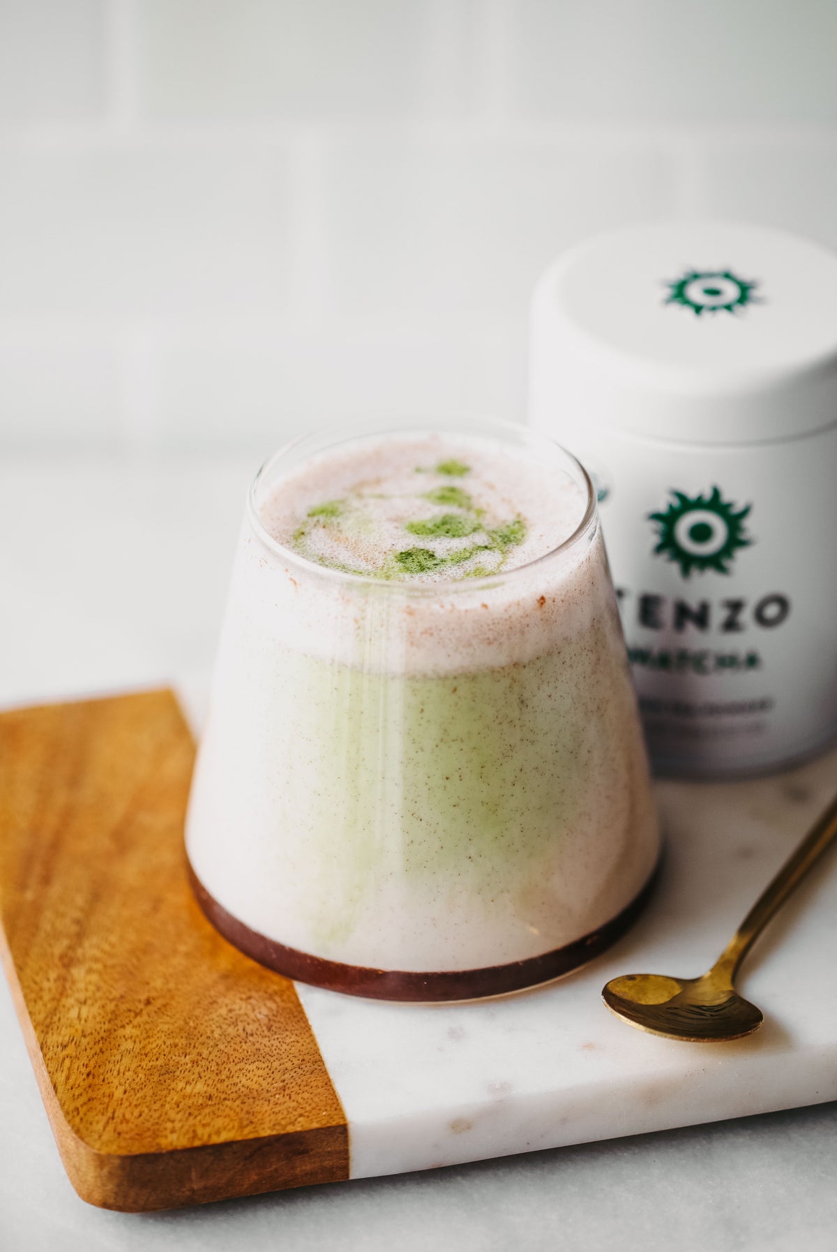 Snickerdoodle Matcha Latte
