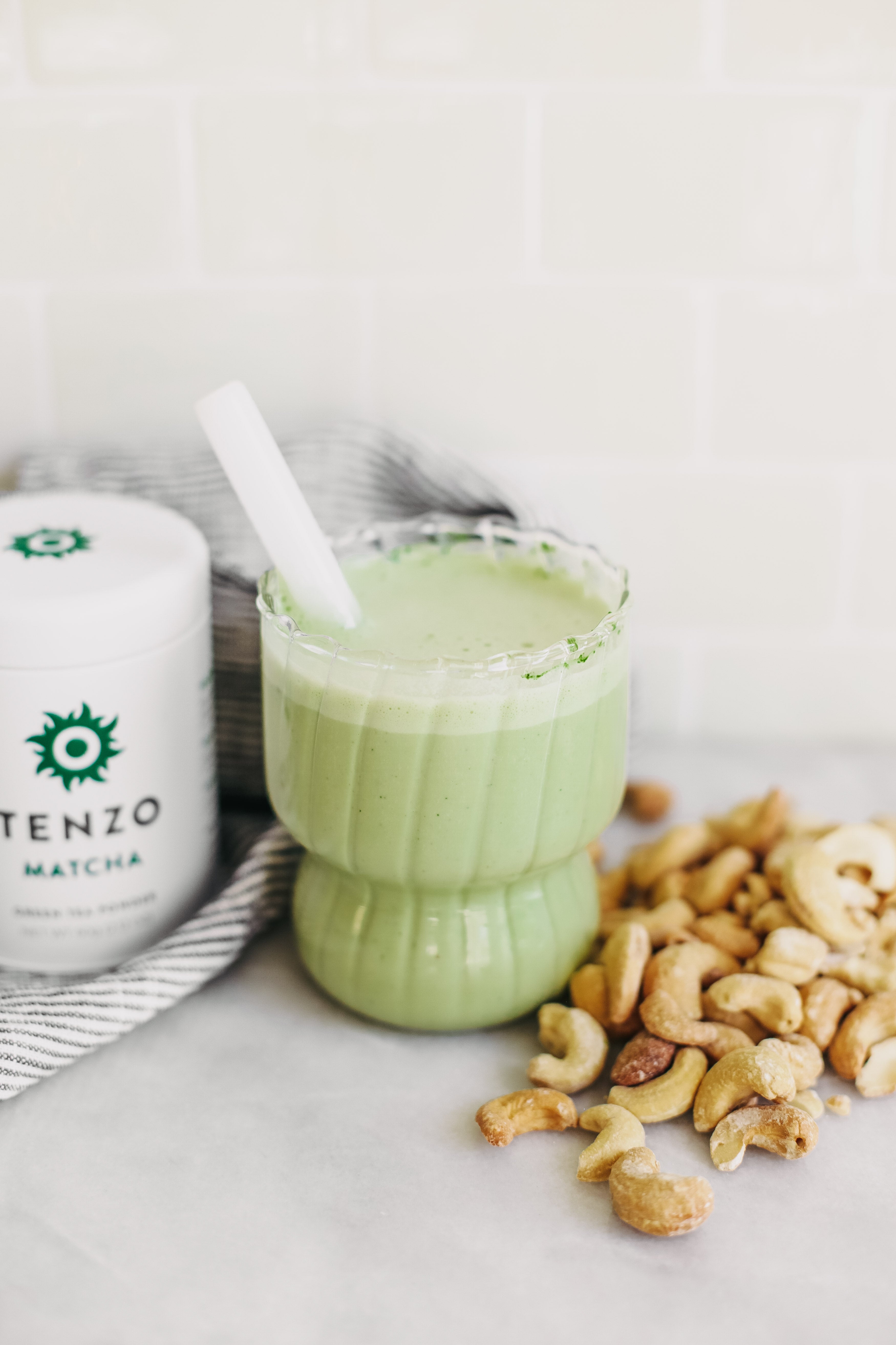 Creamy Vanilla Cashew Matcha