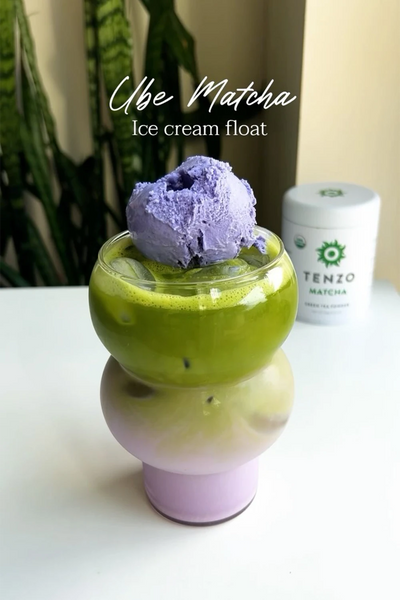 Ube Matcha Float