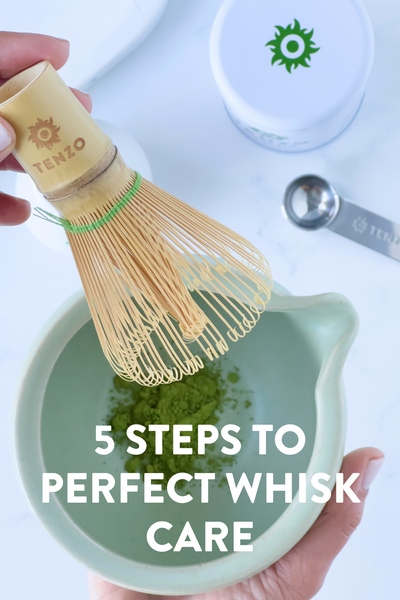 How to clean and care for your bamboo matcha whisk