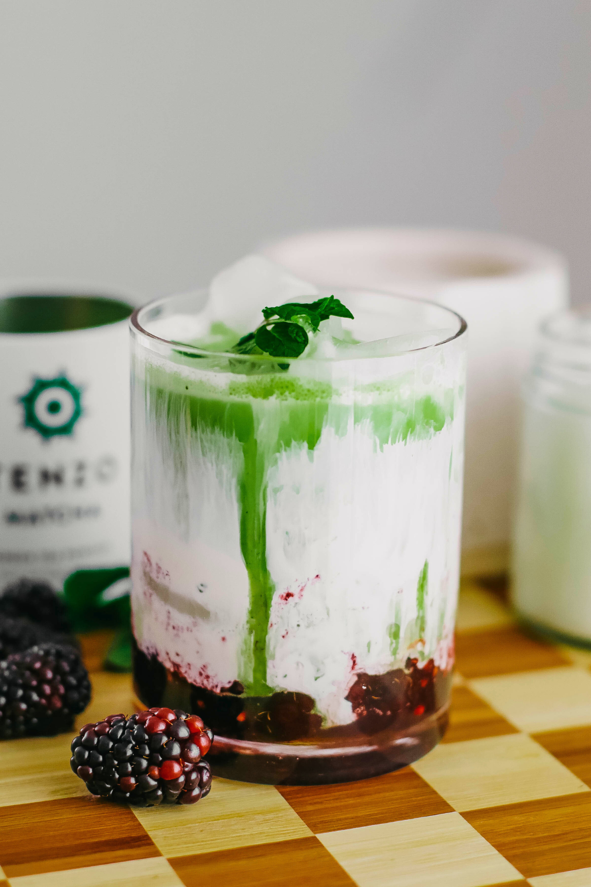 Blackberries and Cream Matcha