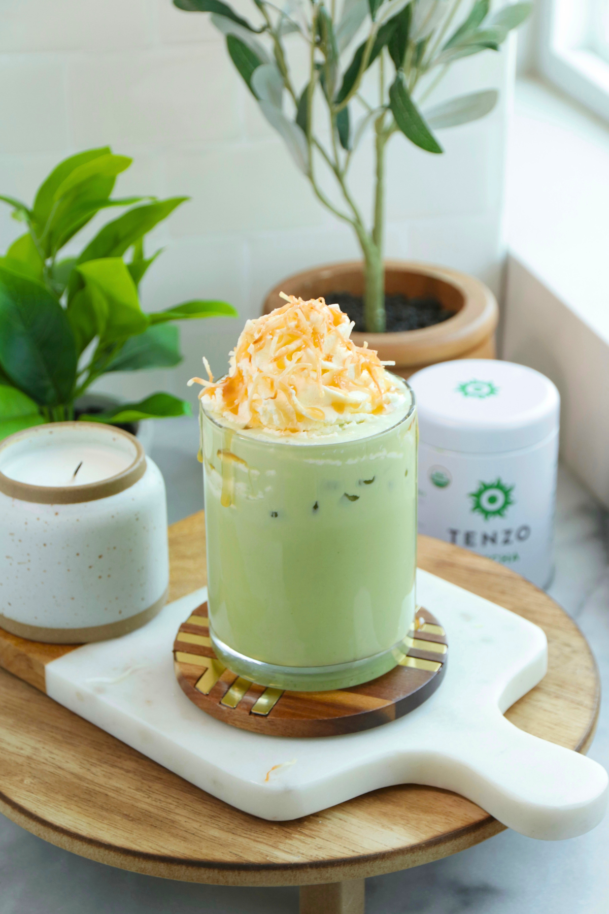 Tres Leches Matcha Latte