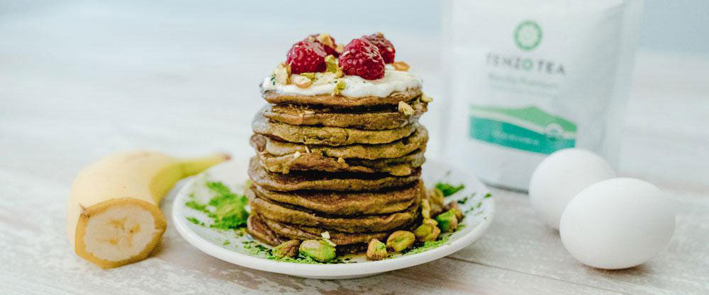 Gluten Free Matcha Pancakes