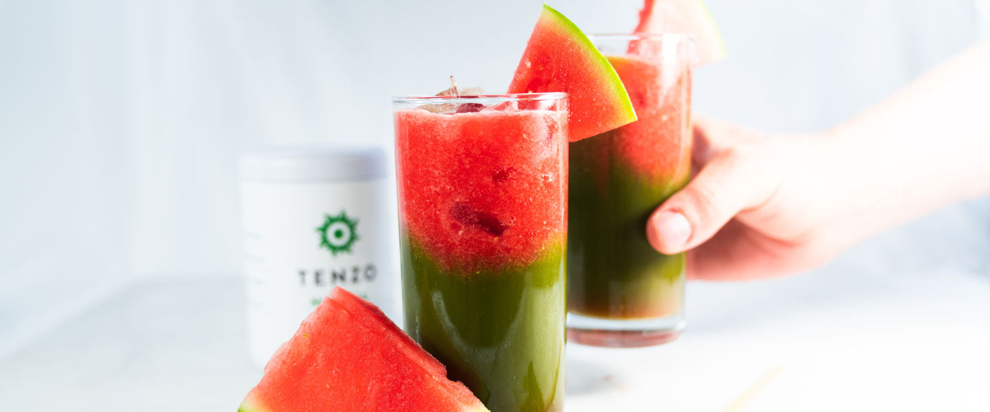 Iced Watermelon Matcha