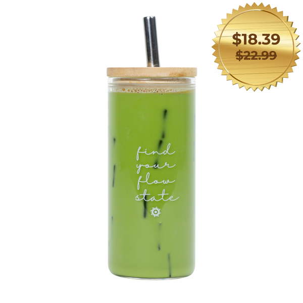 Tenzo Organic Matcha Glass Tumbler  New Year Sale