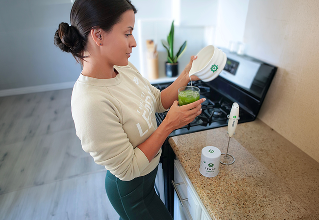 Person choosing an intentional morning ritual