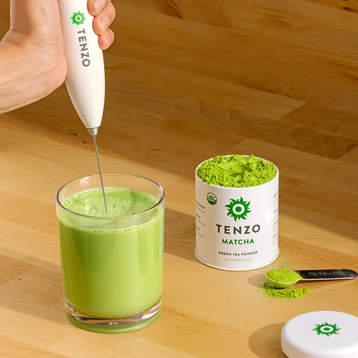  Tenzo Electric Matcha Whisk and Milk Frother