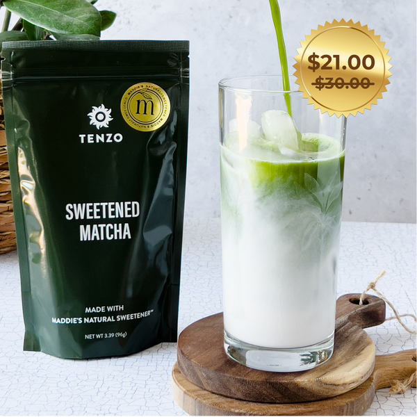 Tenzo Sweetened Matcha View 1